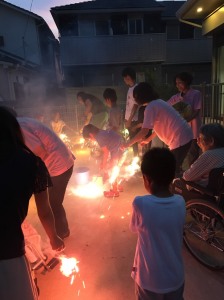 サービス付き高齢者向け住宅 サニーサイドホームすずの花火大会