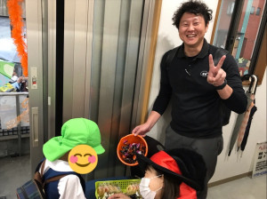 訪問介護ケアサービス泉が丘のハロウィンの様子